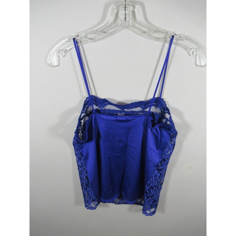 Vintage 80s 90s Delicates Satin & Lace Camisole Women Small Purple - Picture 6 of 6